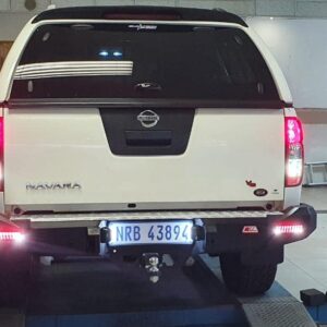 Nissan Navara 2005-2017 Mcc Rear Rocker Bar With Towbar (No Wiring Incl)